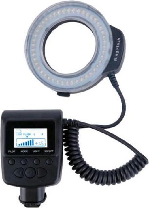 Produktbild Studioking Makro LED Ringlampe mit Blitz RL-130 (Ringleuchte)