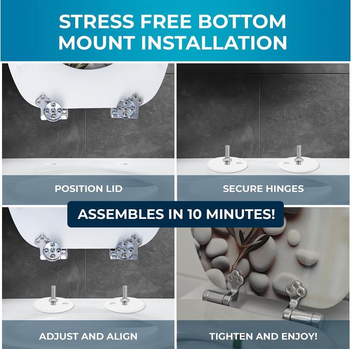 Produktbild Benkstein Toilettensitz MDF, Hellgrau