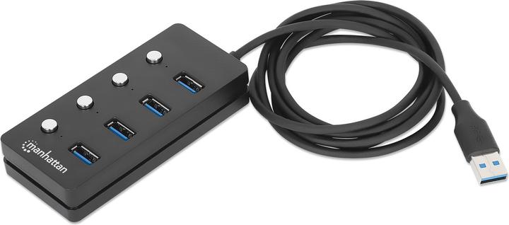 Actual product image Manhattan 4-port USB 3.0 Type-A hub (USB-A, 4 ports)