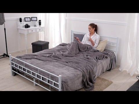 Image du produit tectake Metallbett (200 x 140 cm)