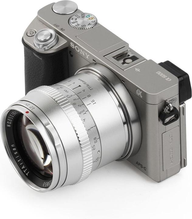 Produktbild TTArtisan Festbrennweite APS-C 50 mm f1.2 – Sony E-Mount (Sony E, APS-C / DX)