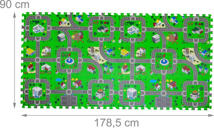 Immagine prodotto Relaxdays Tappeto puzzle (90 x 178.50 cm)