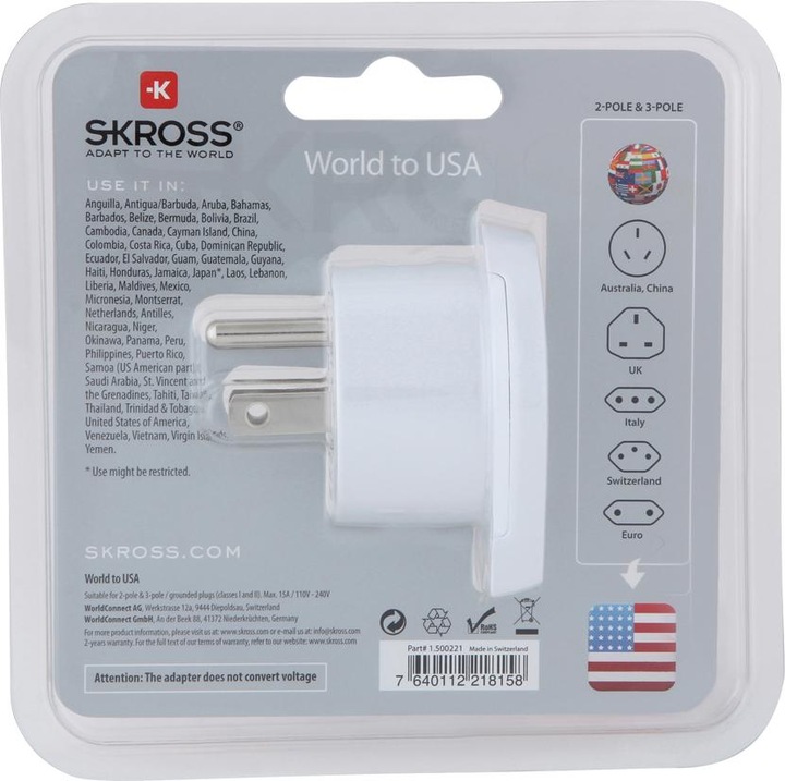 Produktbild Skross World to USA