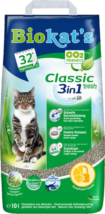 Biokat's Classic Fresh 3in1 (Fragrant, Clumping, 10 kg)