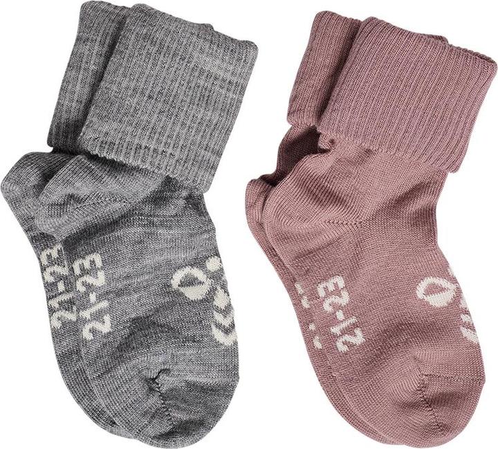 Actual product image hummel hmlMINI WOOL 2-PACK SOCKS (pack of 2, 21 - 23)
