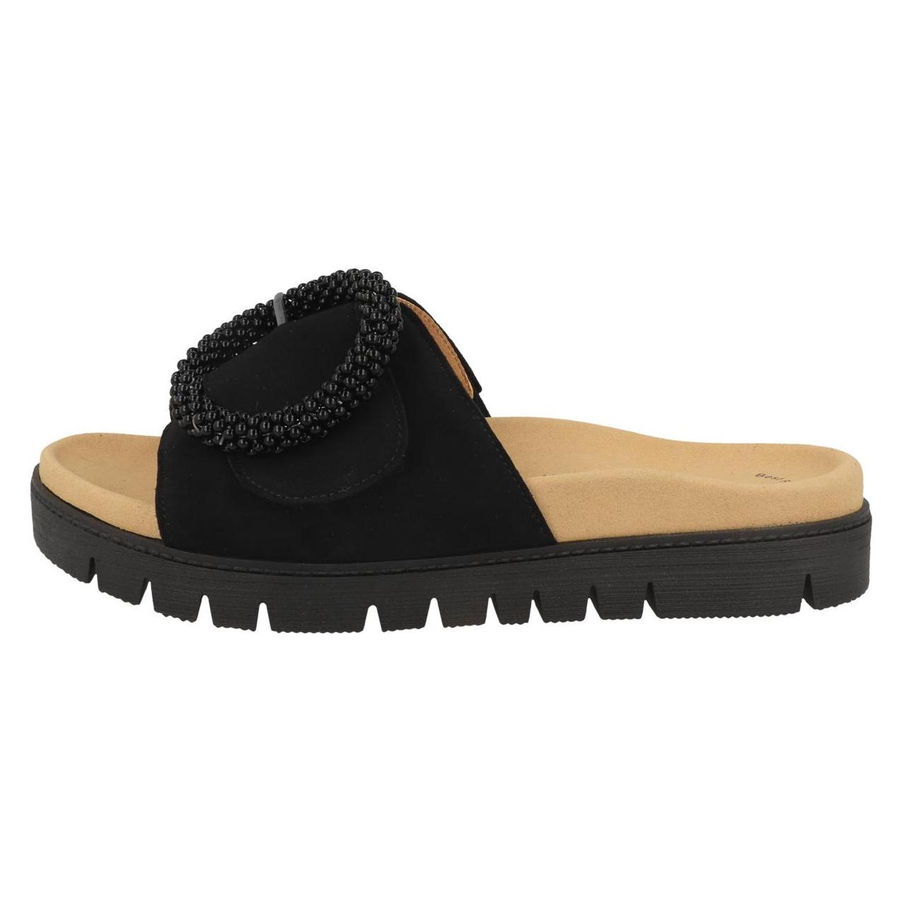 Gabor, Damen, Sandalen, Pantoletten, Schwarz, (41)