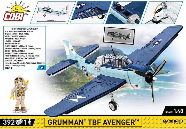 Produktbild Cobi Grumman TBF Avenger / 392 pcs.