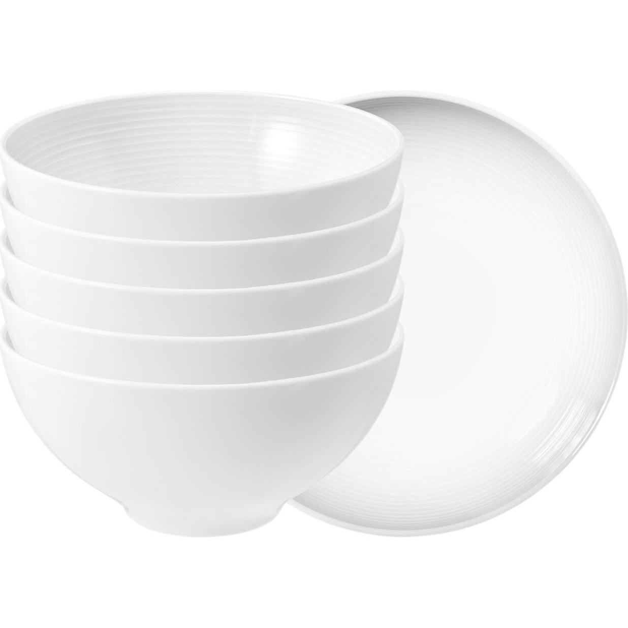 Seltmann Beat Color Glaze Müslischalen, Schüssel + Schale, Weiss