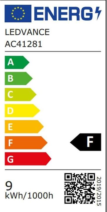 Label énergétique Ledvance E27 - Ampoule A60 (E27, 806 lm, 1x)