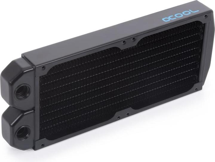 Actual product image Alphacool Alphac NexXxoS ST25 Full Copper 92mm Du Dual Radiator 184mm (92 mm)