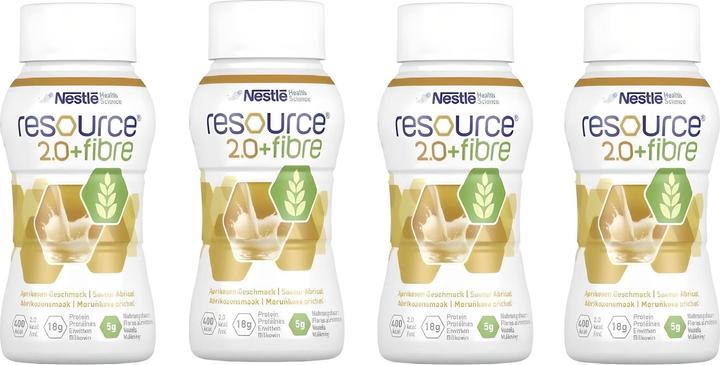 Image du produit Resource 2.0 Fibre alimentaire (Abricot, 4 x)