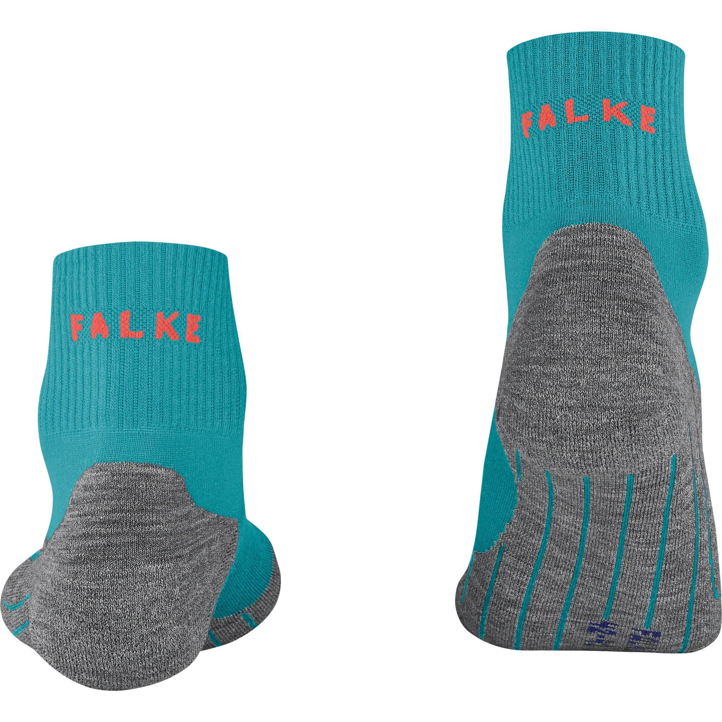 Thumbnail - Falke, Damen, Sportsocken, TK5 Wander Cool Short Damen Trekking (35 - 36), Türkis