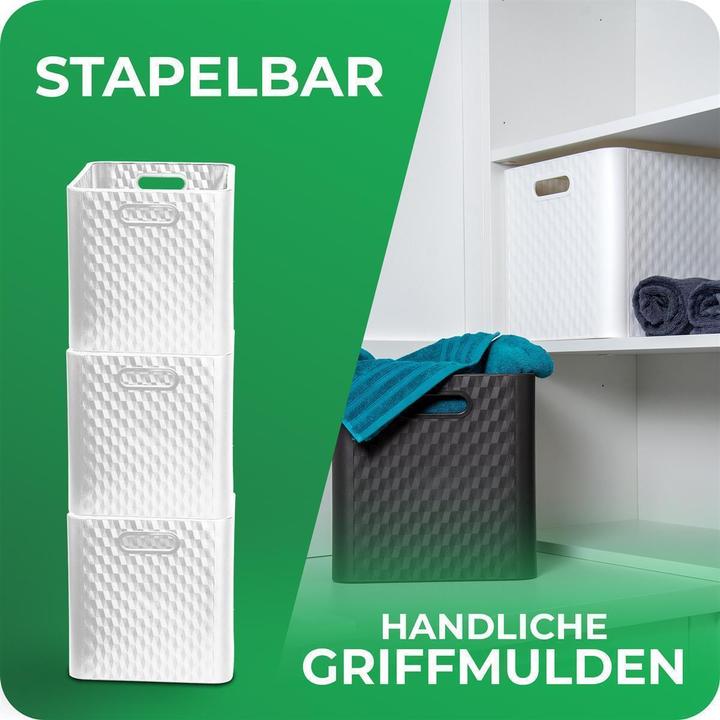 Kallax Box Novaliv Kallax Opbergdozen – Set Van 6 Witte Boxen 30x30x30 Cm – Opvouwbaar Voor In Je Kastenrek Opbergbox 30x30x30 Cm Wit