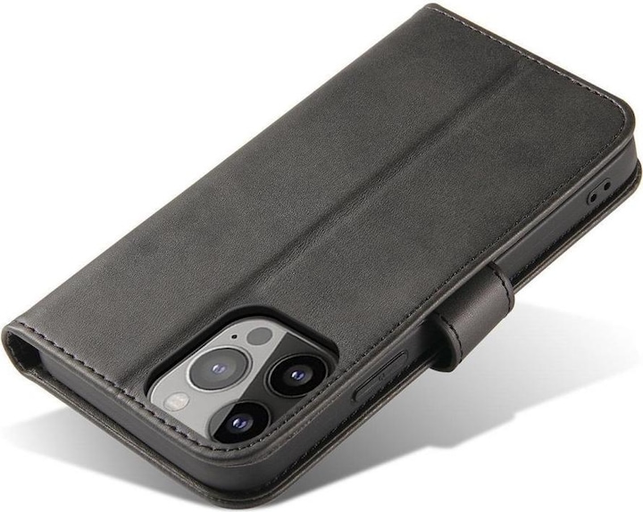 Produktbild Hurtel Magnethülle mit Klappe und Geldbörse für Samsung S23 FE – schwarz (Samsung Galaxy S23 FE)