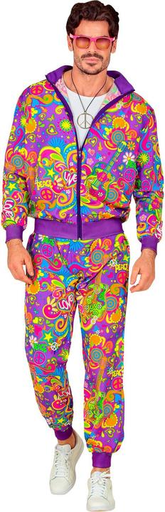 Produktbild Widmann 60er Jahre - Hippie Flower Power Trainingsanzug (M)