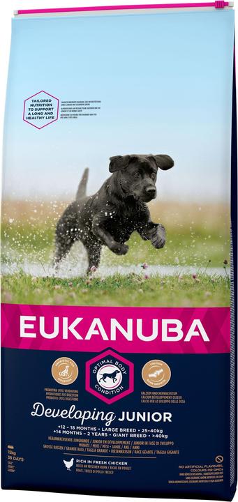 Actual product image Eukanuba Developing Junior (Junior, 1 pcs., 15000 g)