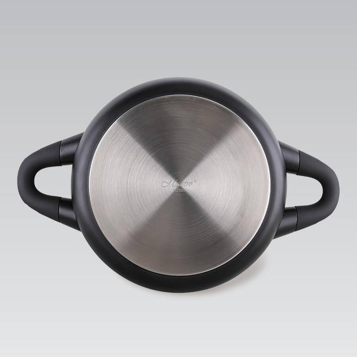 Actual product image Maestro Garnek z pokrywką 22cm 4 0l MR-4017-22 (22 cm, Pot, Aluminium)