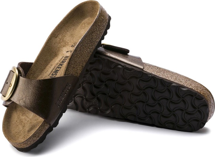 Actual product image Birkenstock Madrid Big Buckle Birko-Flor narrow (35)