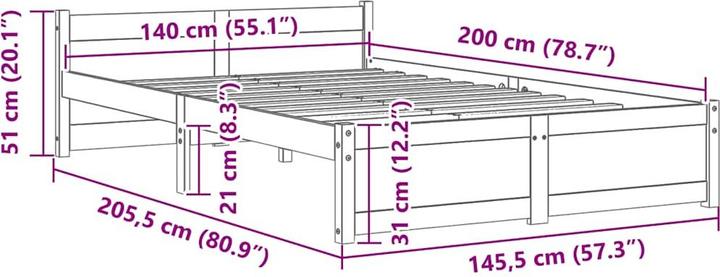Immagine prodotto VidaXL Camala (140 x 200 cm)