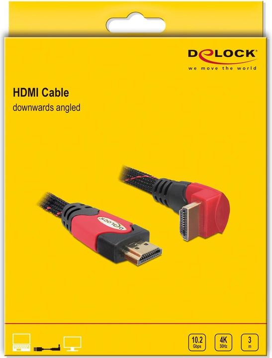 Produktbild Delock HDMI (Typ A) — HDMI (Typ A) (3 m, HDMI, 1.4)