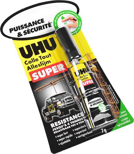 Immagine prodotto UHU Colle SUPER Forte & Sicuro, 7 g, sur carte blister (7 g)