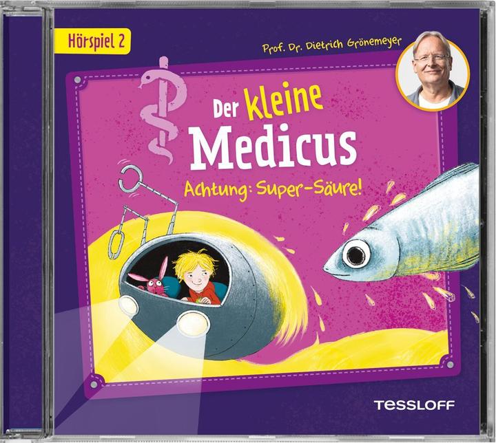 Actual product image Tessloff The little Medicus. Radio play 2: Attention: Super acid! (Dietrich Grönemeyer, Sabine Rothmund, Emil Brown, Gregor Höppner, Cornelia Waibel, German)