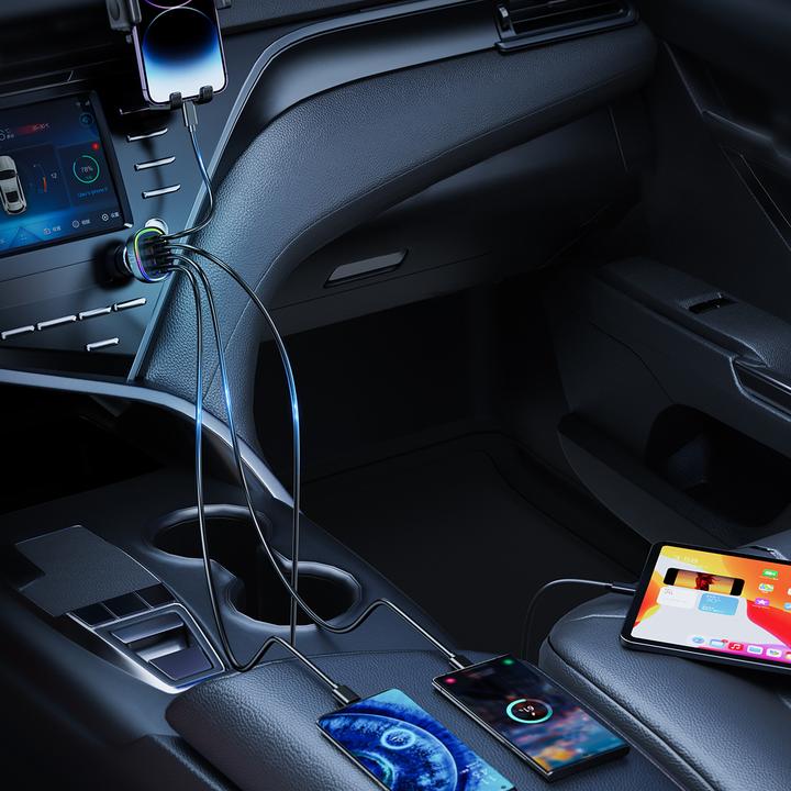 Image du produit Joyroom Chargeur de voiture 70W 4 ports