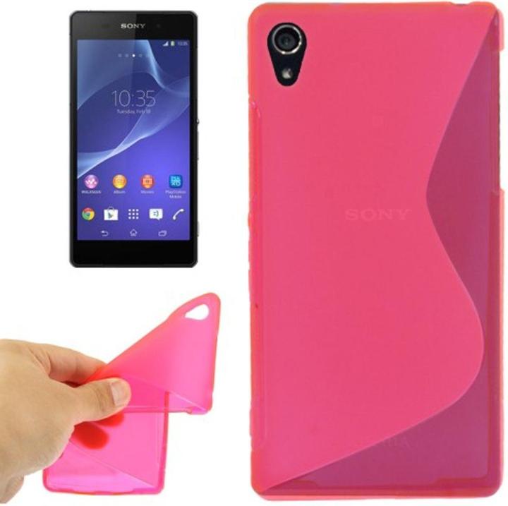 Actual product image König Design Mobile phone cover TPU protective cover for Sony Xperia Z2 pink (Sony Xperia Z2)