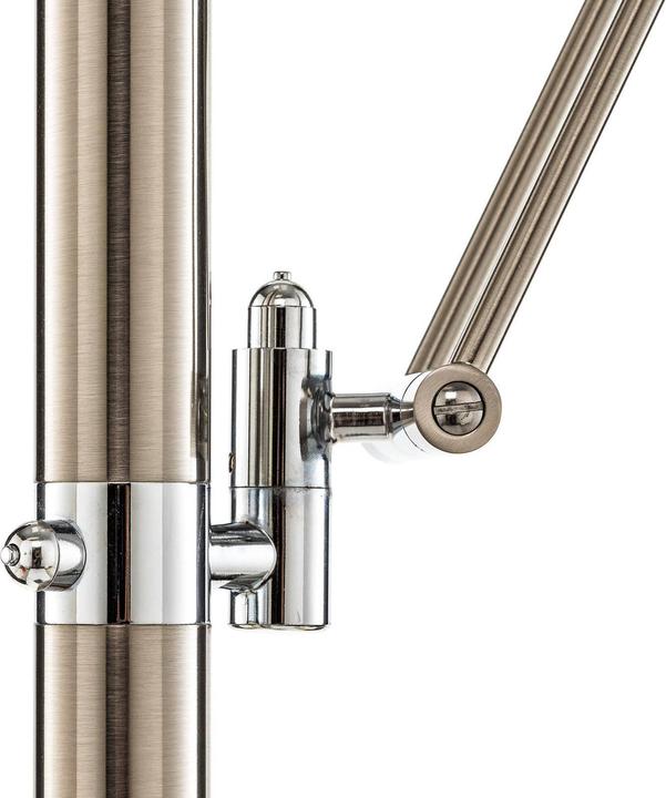 Produktbild Lucande Hadlee LED-Stehleuchte, nickel (5000 lm)