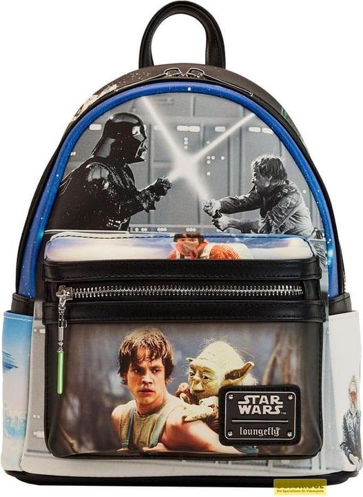 Actual product image Loungefly Star Wars by backpack Empire Strikes Back Final Frames