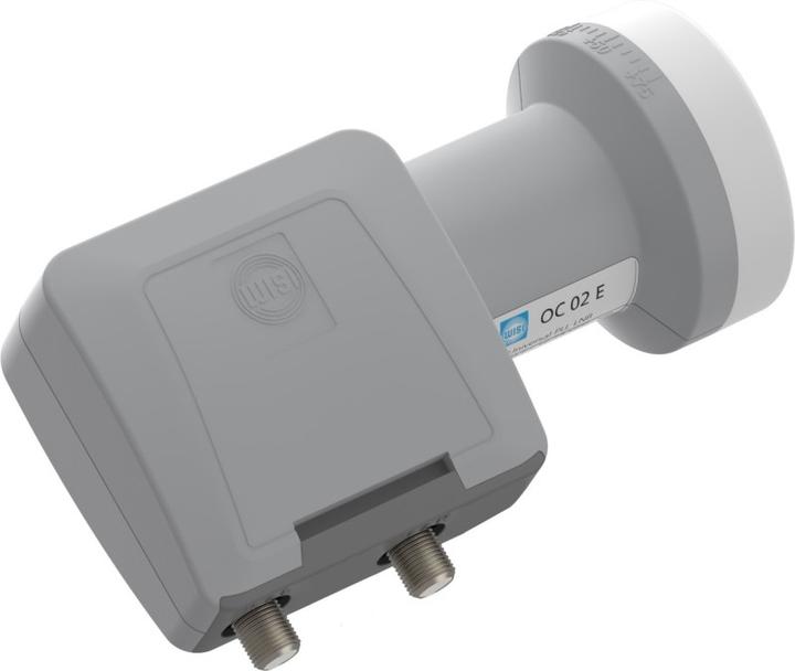 WISI OC 02E Feeding system Twin 40mm icht gray (Twin LNB, 40mm)