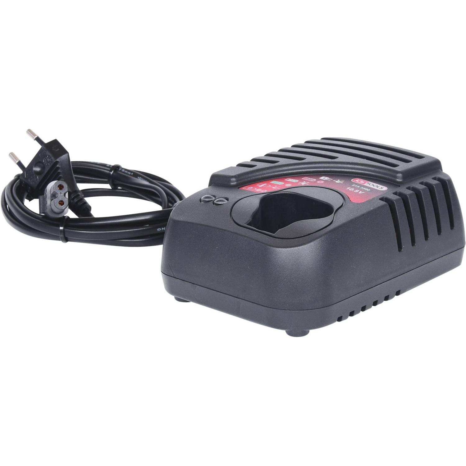 KS Tools, Werkzeugakku + Ladegerät, Universal-Schnell-Ladegerät, für 10,8V (10.8 V)