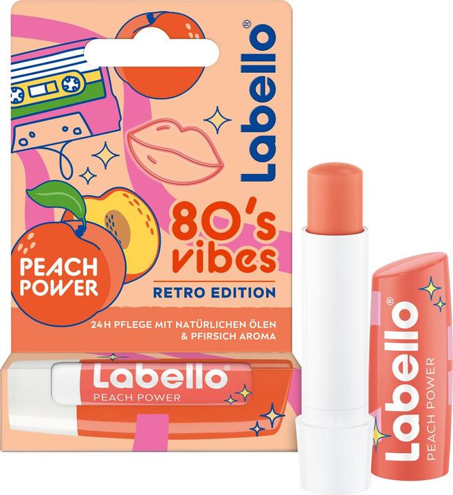 Actual product image LABELLO Peach Power Retro Edition (Lip Care Stick)