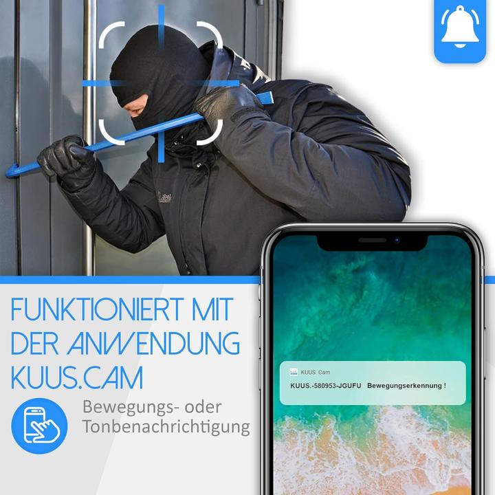 Image du produit Kuus. Mini Überwachungskamera mit Bewegungsmelder