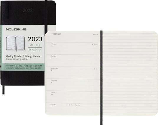 Produktbild Moleskine Taschenagenda (9 x 14 cm, 1 Woche / 1 Seite)