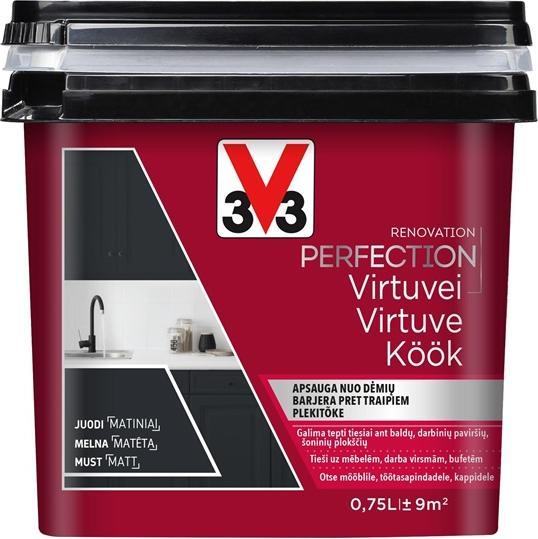V33 PAINT KITCHEN PERF BLACK 0.75L (Kitchen, 750 ml)