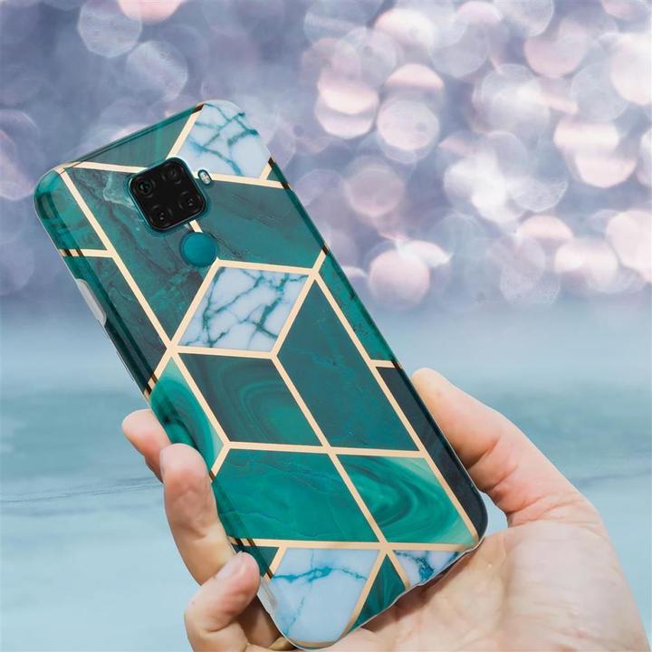 Image du produit Cadorabo Couverture IMD TPU Marbre coloré (Mate 30 Lite)