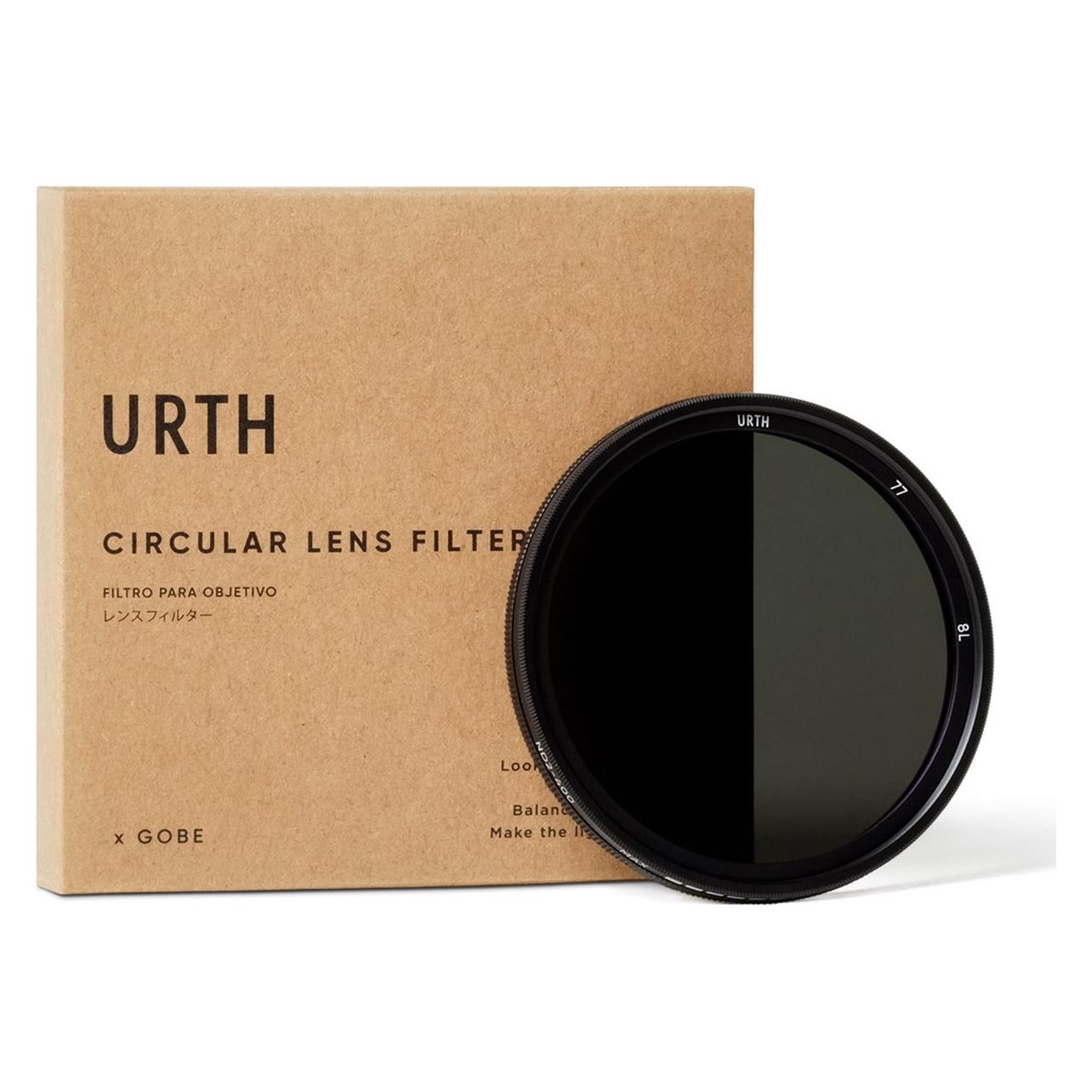 Urth 77mm ND2 400 (1 8.6 Stop) Variable Nd Lens Filter (77 mm, Nd- / Graufilter), Objektivfilter, Schwarz