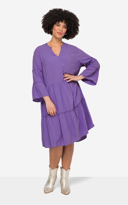 Produktbild Angel of Style Tunika-Kleid, A-Linie, Tunika-Ausschnitt, 3/4-Ärmel (44)