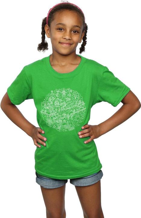 Produktbild Star Wars Christmas Death Star TShirt Mädchen (140, 146)