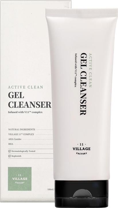 Actual product image Village 11 Factory Active clean gel cleanser (Cleansing gel, 100 ml)