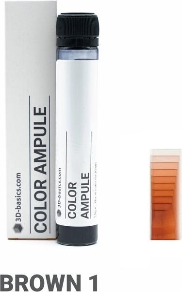Produktbild 3d-basics BASIC Resin Colorant transparent brown (Braun)