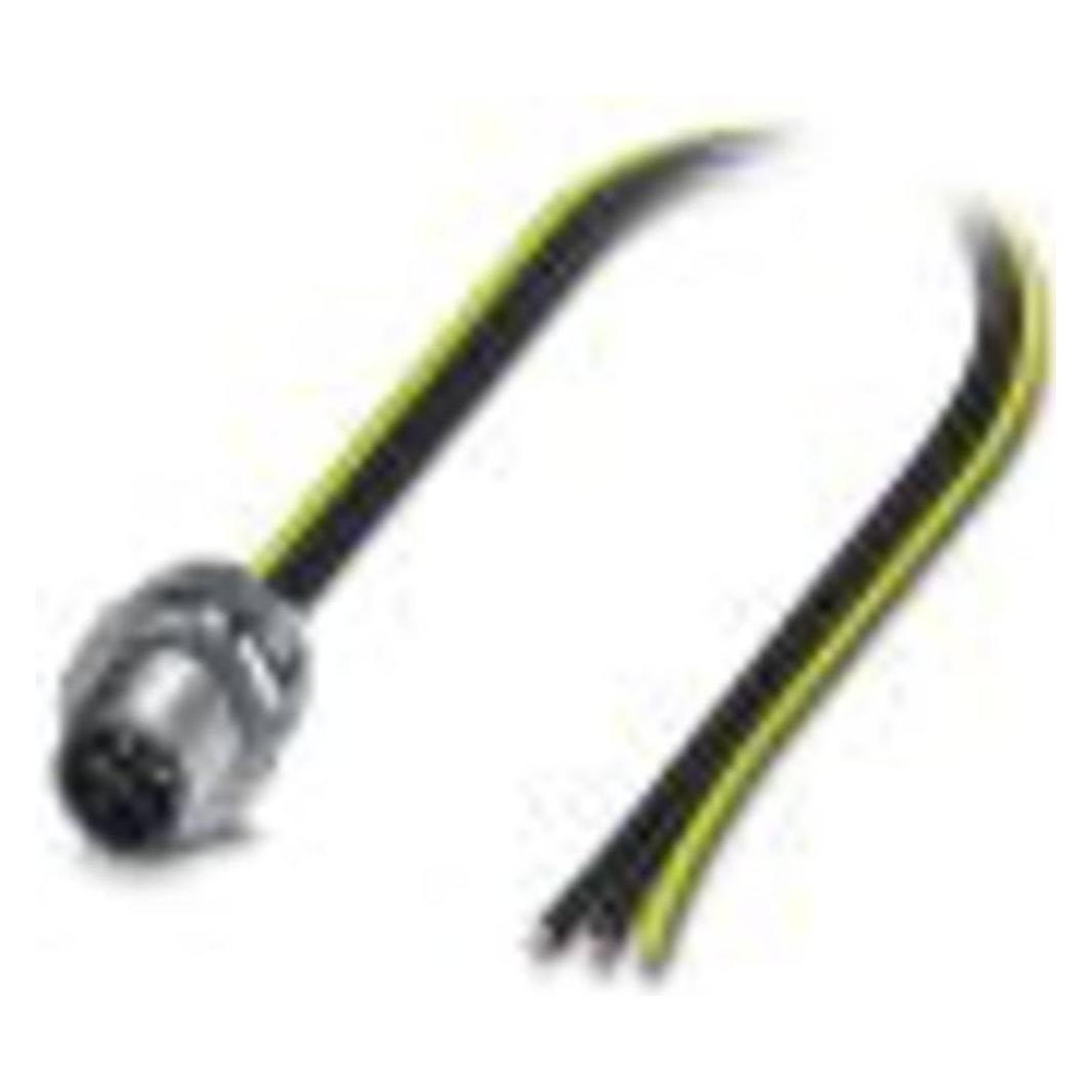 Phoenix Contact Einbausteckverbinder, Elektronikkabel + Stecker, Schwarz