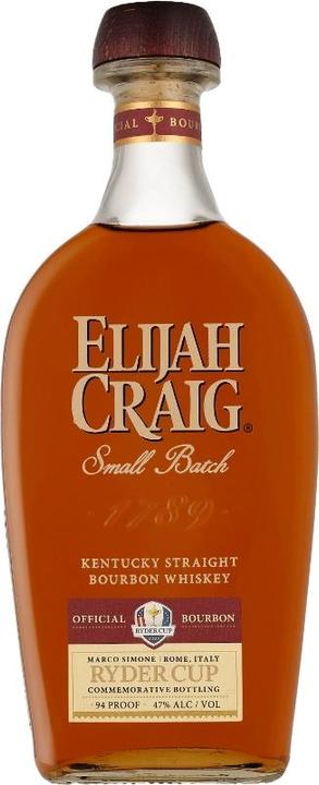 Image du produit Elijah Craig Small Batch Ryder Cup Commemorative Bottle + GB 47% Vol. 0,7l (Bourbon)