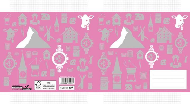 Actual product image Naturaline Exercise book FSC Switzerland (E5, Checked)