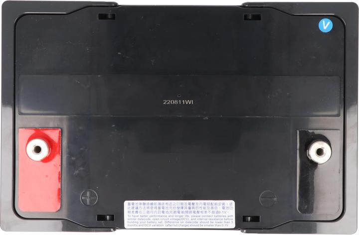 Actual product image Multipower 2 Stück PB Blei Akku passend für Seniorenmobil Elektromobil AS E 450 F, 12V 75Ah Blei AGM E450F (12 V, 75 Ah)