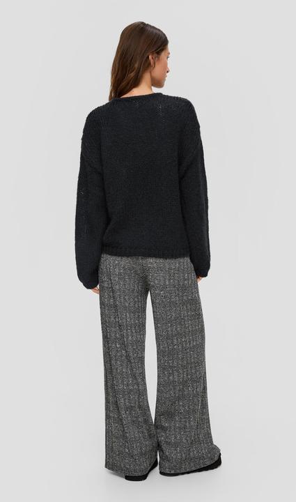 Produktbild s.Oliver Strickpullover Locker gestrickter Pullover (XS)