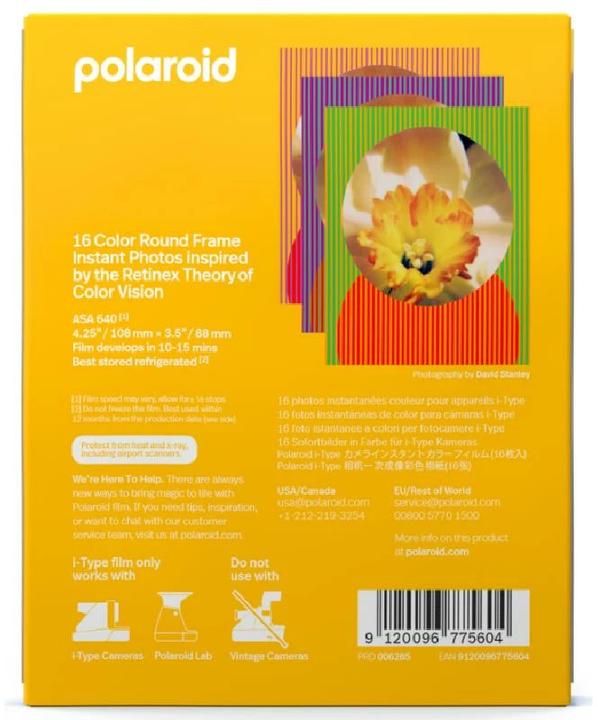 Produktbild Polaroid i-Type Color Film RoundFrame Retinex 2x8