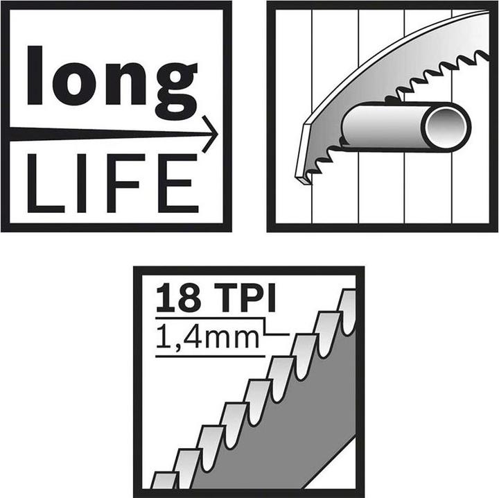 Immagine prodotto Bosch Professional Zubehör Lama per sega S 1122 EF, Flex
