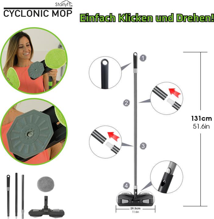 Actual product image Starlyf Cyclonic Mop (1 pcs.)